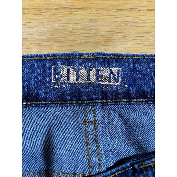 Bitten by Sarah Jessica Parker Bootcut Womens 12 Blue Bootcut Mid Rise Western - Picture 3 of 8